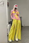 Walter Van BeirendonCK Alien Grid AW22-23 8037 Pink